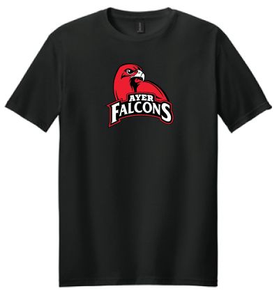 64000 ADULT Softstyle Tee, Falcons, Black